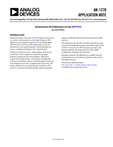 AN-1278 APPLICATION NOTE