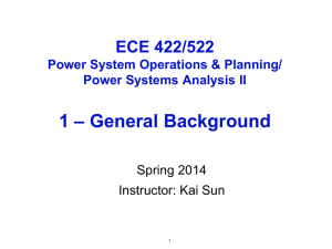 1 – General Background ECE 422/522 Spring 2014