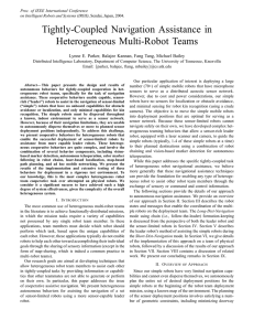 Tightly-Coupled Navigation Assistance in Heterogeneous Multi-Robot Teams