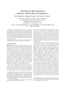 Distributed Heterogeneous Outdoor Multi-robot Localization