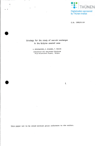 Strategy for the study of sea-air exchanges C.H. 1980/C:24