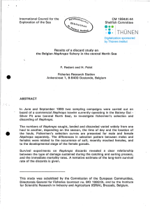International Council for the CM 1994/K:44 Exploration of the Sea Shellfish Committee