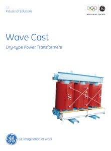 Wave Cast Dry-type Power Transformers GE Industrial Solutions