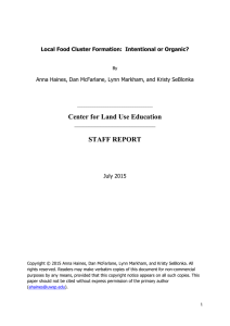 Center for Land Use Education  STAFF REPORT ____________________________