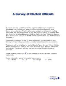 A Survey of Elected Offi cials