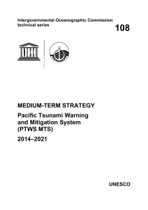 108 MEDIUM-TERM STRATEGY Pacific Tsunami Warning and Mitigation System