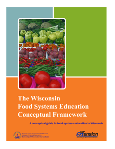 The Wisconsin Food Systems Education Conceptual Framework