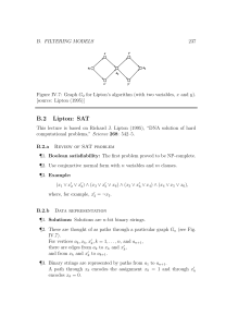B. FILTERING MODELS 237 Figure IV.7: Graph G