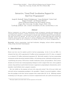 Technical Report 04-60-05 — School of Electrical Engineering and Computer... Oregon State University, Corvallis, OR, USA, 29 March 2004