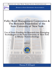 Fuller Road Management Corporation &amp; The Research Foundation of  the