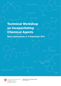 Technical Workshop on Incapacitating Chemical Agents Me H