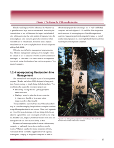 Chapter 3 Chapter 1: The Context for Wilderness Restoration