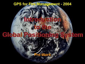 Introduction to the Global Positioning System Pre-Work