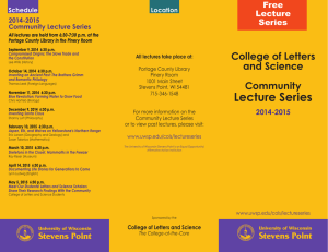 College of Letters and Science Free Lecture