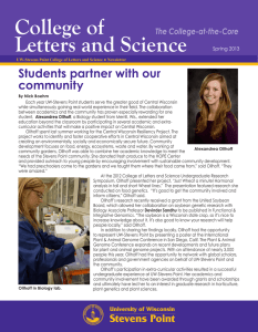 College of Letters and Science Students partner with our community