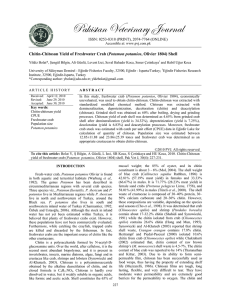 Pakistan Veterinary Journal Potamon potamios  ISSN: 0253-8318 (PRINT), 2074-7764 (ONLINE)