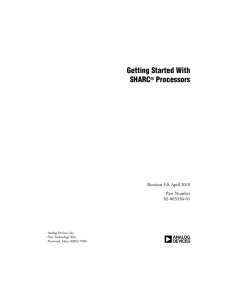 a Getting Started With SHARC Processors