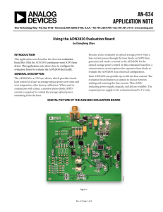 AN-634 APPLICATION NOTE