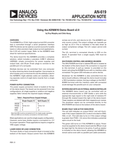 AN-619 APPLICATION NOTE