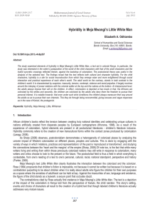 Mediterranean Journal of Social Sciences