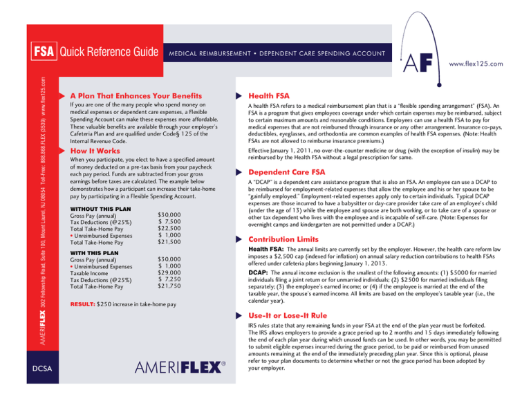 Flexible Spending Account (FSA) - Ameriflex