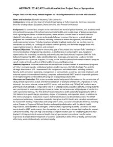 ABSTRACT: 2014 ELATE Institutional Action Project Poster Symposium