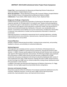 ABSTRACT: 2015 ELAM Institutional Action Project Poster Symposium