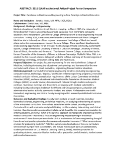 ABSTRACT: 2016 ELAM Institutional Action Project Poster Symposium