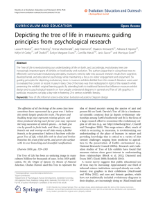 Depicting the tree of life in museums: guiding Open Access