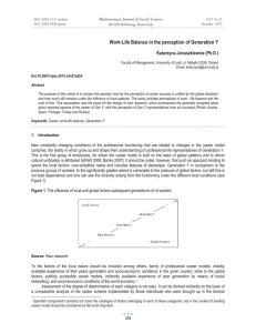 Work-Life Balance in the perception of Generation Y Katarzyna Januszkiewicz (Ph.D.)