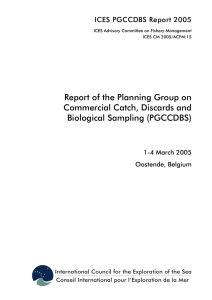 Report of the Planning Group on Commercial Catch, Discards and