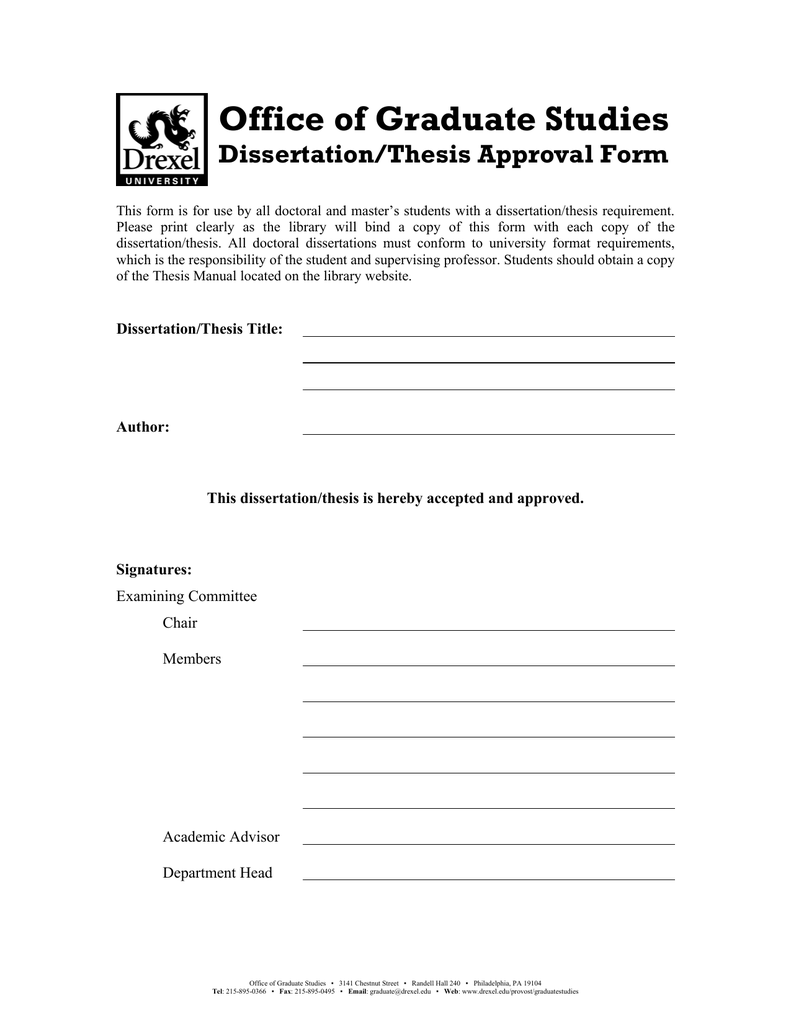 Approval sheet dissertation