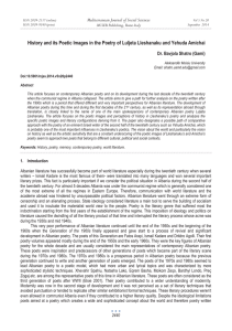 History and its Poetic Images in the Poetry of Luljeta... Mediterranean Journal of Social Sciences Dr. Bavjola Shatro (Gami) MCSER Publishing, Rome-Italy