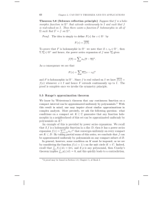 60 Theorem 5.6 (Schwarz reﬂection principle) morphic function in