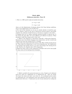 Math 4600 Midterm practice, Part II