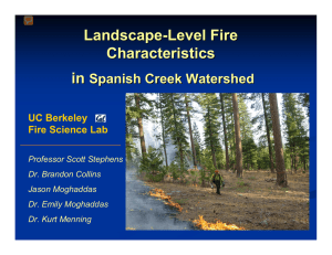 Landscape - Level Fire Characteristics