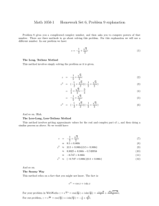 Math 1050-1 Homework Set 6, Problem 9 explanation
