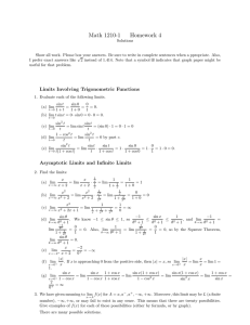 Math 1210-1 Homework 4