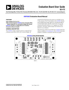 Evaluation Board User Guide UG-415