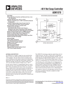 a –48 V Hot Swap Controller ADM1070