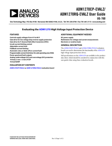 ADM1270CP-EVALZ/ ADM1270RQ-EVALZ User Guide UG-760