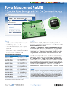 Power Management RedyKit Description Features