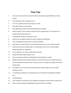 Time Tips