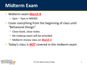 Midterm Exam