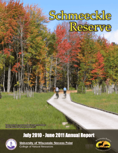 Schmeeckle Reserve July 2010 - June 2011 Annual Report