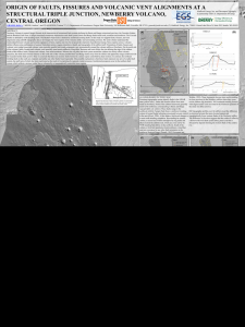 ORIGIN OF FAULTS, FISSURES AND VOLCANIC VENT ALIGNMENTS AT A