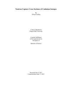 Neutron Capture Cross Sections of Cadmium Isotopes