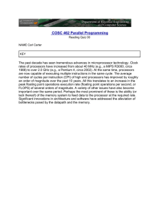 COSC 462 Parallel Programming