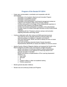 Program of the Senate 9/11/2014
