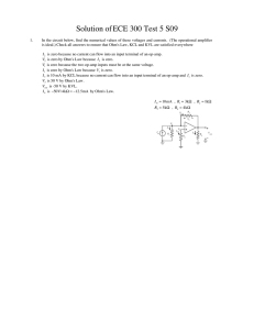Solution of ECE 300 Test 5 S09